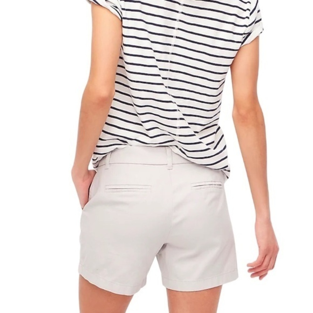 JCREW KHAKI TAUPE NEUTRAL CLASSIC CHINO SHORTS 2